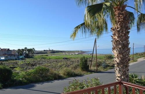 Paphos House | Beachside Villa. Sea and beach views. Free Paphos airport transfers free aircon