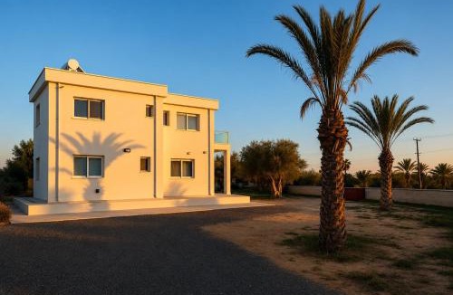 Agios Georgios Pegeias Villa | Brand New Sea-View Villa in Olive Orchard by Capt St George Resort