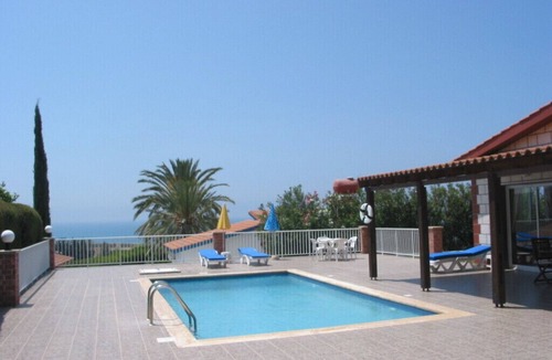 Pegeia House | Bungalow, Stunning sea view, disable friendly, pool, walking distance, pool