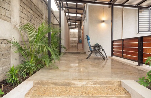 Rivas Apartment | Casita Pelicano is a sleek, surf studio in Playa Remanso with AC & an ocean view