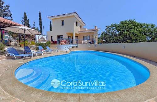 Pegeia Villa | Cozy Villa, Prime Location, Coral Bay, Large Pool, Billiard, nVillas for Groups