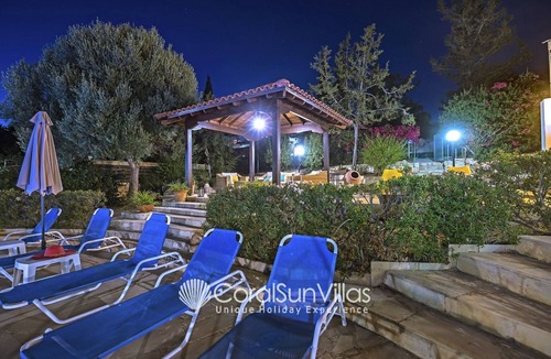 Pegeia Villa | Cozy Villa, Prime Location, Coral Bay, Large Pool, Billiard, nVillas for Groups