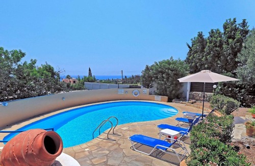 Pegeia Villa | Delightful Coral Bay Villa,Large Pool, Billiard,Wonderful Area,Villas for Groups