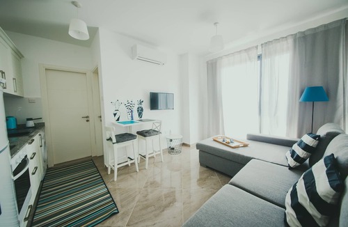 Ghaziveran Apartment | Design Apartment next to the Beach, North Cyprus