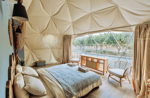 Agios Theodoros Cabin | Eco-Boho Mountain Dome - Geometry Park