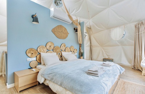 Agios Theodoros Cabin | Eco-Boho Mountain Dome - Geometry Park