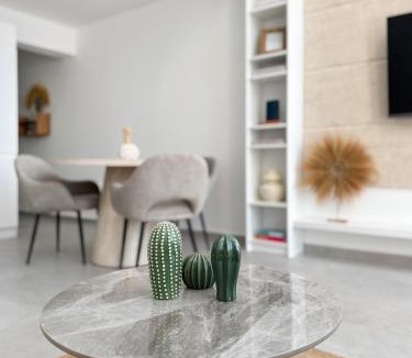 Vasilia Apartment | ELLI Azure Loft & 2-Floor Boho Duplex with Rooftop Terrace & Infinity View
