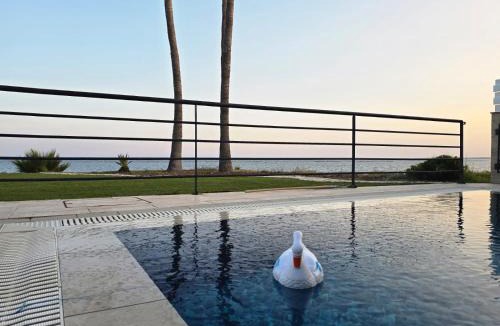Pervolia Villa | Fabulous beach front house with pool