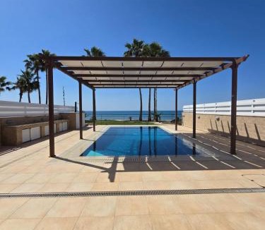 Pervolia Villa | Fabulous beach front house with pool