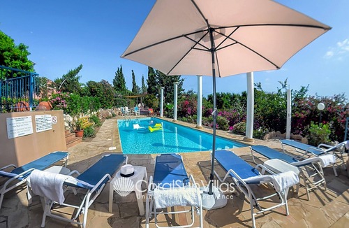 Peyia Town Villa | Fabulous Villa, Large Pool, Fantastic Sea Views, Coral Bay, VILLAS for GROUPS