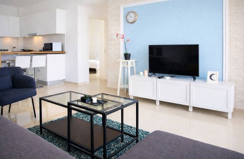 Trikomo Apartment | Family Resort Apartment with Pools, Spa & Sea View Entire Apartment