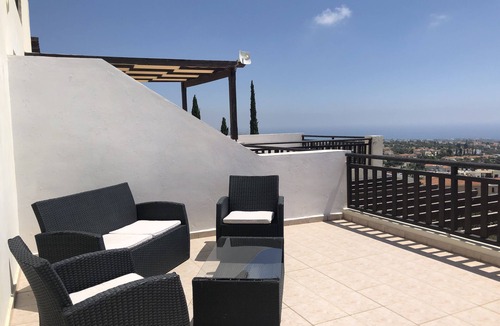 Peyia Town Apartment | Fantastic Sea View Apartment With Large Balcony