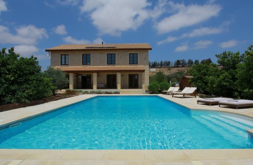 Mandria Villa | FREE USE OF 7 SEATER CAR : ) Boutique Stone Villa set within an orange grove.
