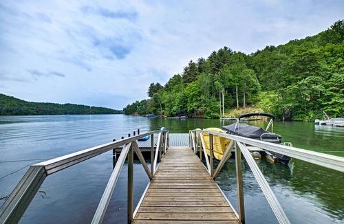 Cullowhee House | Glenside at the Point - Lake Front Home With a Private Dock and Plenty of Outdoor Space