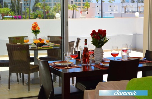 Ayia Napa Apartment | Grand Napa Harbor 3 Bedroom Penthouse Apartment Large 65m2 Balcony with Sea view
