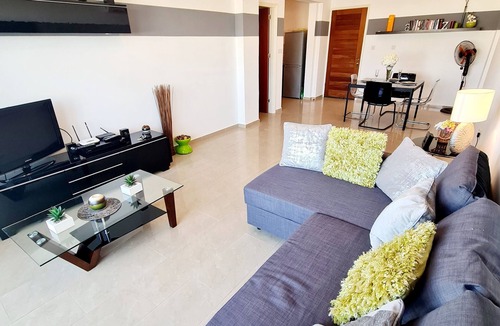 Peyia Town Apartment | Great first floor one bedroom apartment overlooking main pool, FREE WIFI