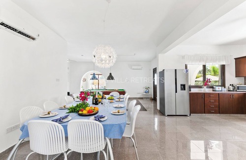 Agios Georgios Pegeias Villa | Huge Villa, 1 Min From Beach, Private Heated Pool, Hot Tub