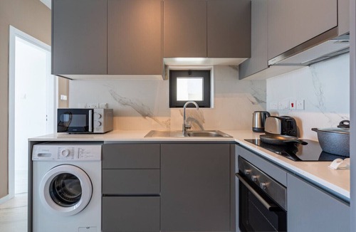 Larnaca Apartment | Ivory 1-Bedroom Apartment in Aradipou