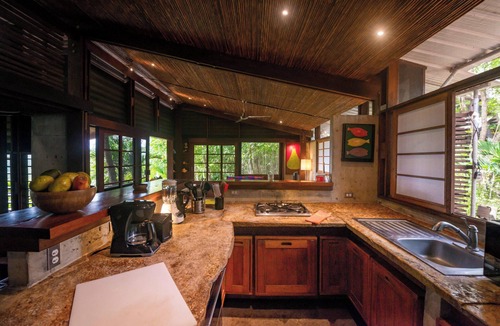 San Juan del Sur Villa | Jungle Villa with ocean view, shared infinity pool, wildlife, open-air living.