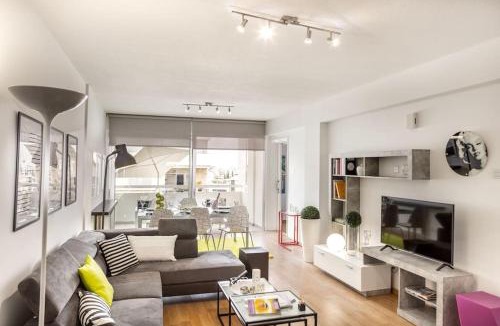Acropolis Apartment | Luxurious Bright & Stylish 2BR with Office in Nicosia