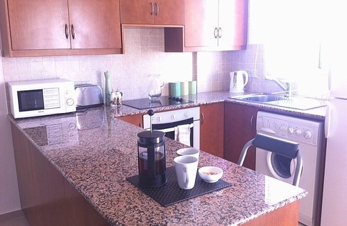 Peyia Town Apartment | Luxury 1 bedroom apartment with Large private balcony, free Wi-Fi & 2 pool