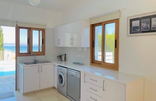 Argaka House | Luxury, private, full sea view villa with large pool close to the beach