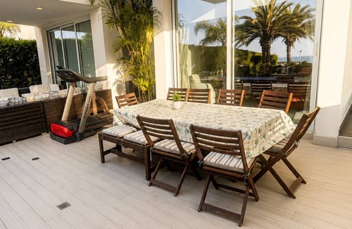 Larnaca House | Luxury Seafront Villa | Private Beach, Pool&Garden