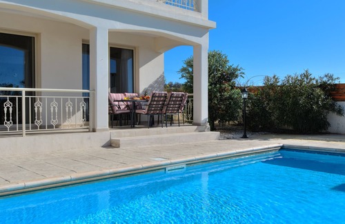 Kathikas House | Luxury villa on mountainside with sea views and private pool & garden