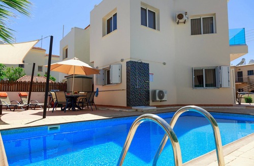 Paralimni Villa | Luxury Villa, Protaras area. Private Pool, short walk to Blue Flag Beach, Wi-fi