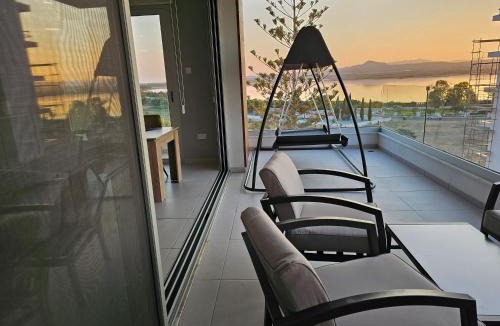 Larnaca Apartment | Majestic Sunset Salt Lake Views 300m From Beach