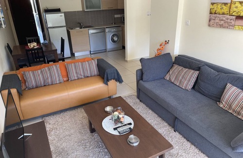 Pyla Apartment | Modern ground floor apartment with patio, pool and tennis court