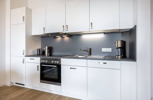 Wismar Apartment | Modernes Apartment in Toplage mit Balkon und Schönem Blick auf den Alten Hafen