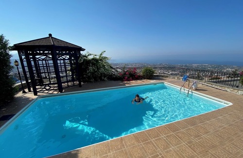 Peyia Town Villa | Peyia: House/Villa - Peyia Pool villa in the south of Cyprus (Greece side) with panoramic view over 20km