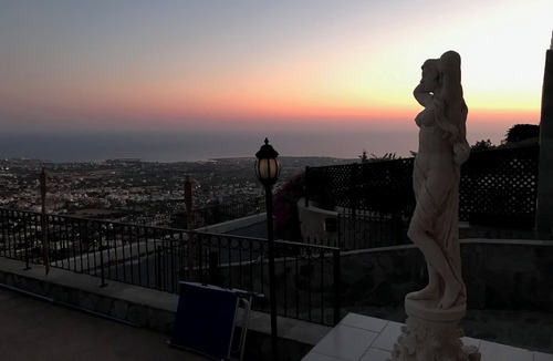 Peyia Town Villa | Peyia: House/Villa - Peyia Pool villa in the south of Cyprus (Greece side) with panoramic view over 20km