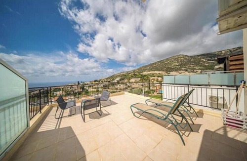 Peyia Town Apartment | Peyia Pearl 27 – Sea View Studio w/Large Veranda
