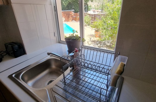 Steni Apartment | Potamos Studio, Small Village Center Shared Swimming Pool