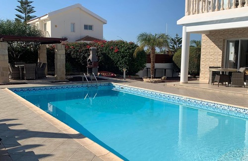 Pegeia Villa | Private Villa With Large Private Pool Situated In Coral Bay, Paphos, Cyrprus