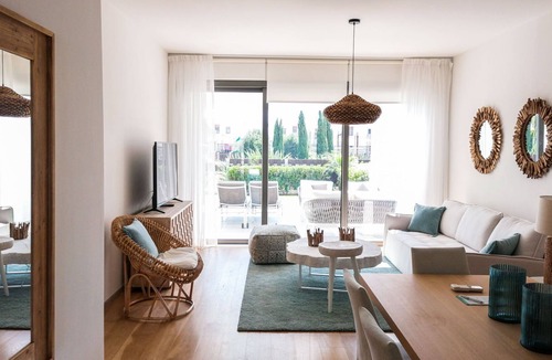 Mazotos Villa | R 1048 Kenton’s Apartment with Terrace, Complimentary wine bottle & Garden View