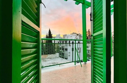 Nicosia Apartment | Renovated city center studio balcony/terrace view