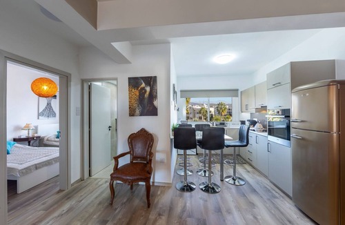 Germasogeia Apartment | Retro Deluxe 2 Bedroom Apartment, 4th floor, two minutes on foot from the beach