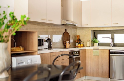 Agios Tychon Apartment | Sanders River Plaza - Light 2 Bedroom Apartment with Balcony