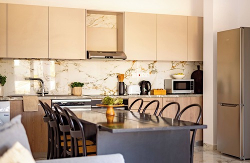Agios Tychon Apartment | Sanders River Plaza - Smart 2-Bdr Apt with Terrace