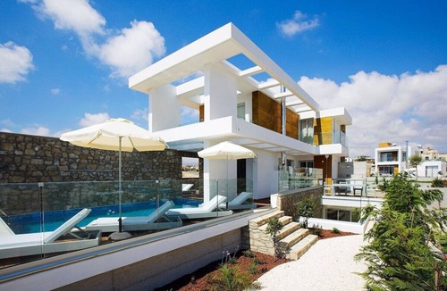 Paphos Villa | Sapphire Villa Sea Nearby Pool Sleeps 8