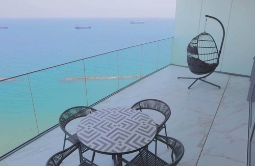 Neapolis Apartment | Seafront Luxury Apt W Balcony & Impressive Amenities