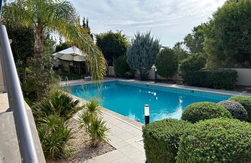 Agios Tychon Villa | SeaView 6BR Villa with Heated Pool, Spa & Private Cinema