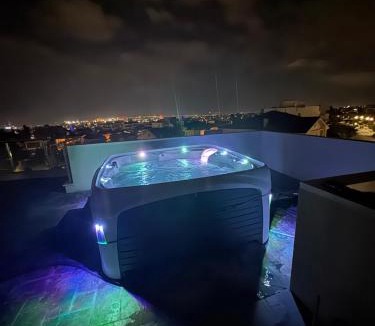 Agia Fyla Apartment | Sky villa penthouse with private outdoor hottub