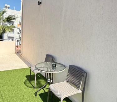 Historical Center Apartment | Smart Deluxe Studio N9 private Kitchenette Balcony Beach 250m Marina Port 900m