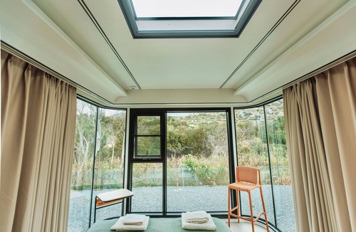 Agios Theodoros Cabin | Space shuttle around mountains - Geometry Park