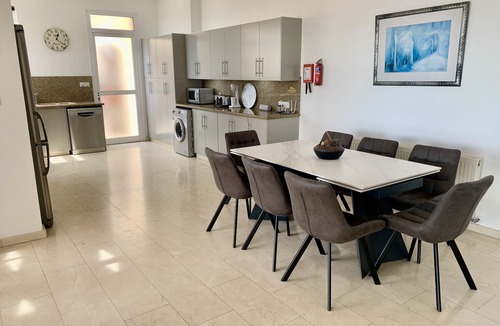 Peyia Town Villa | Spectacular views, own pool, games room, free wifi/aircon regularly upgraded