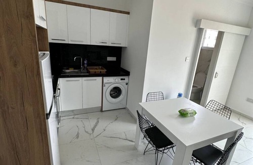 Trikomo Apartment | Studio apartment in iskele with pool and restaurants and 200 meters to sean